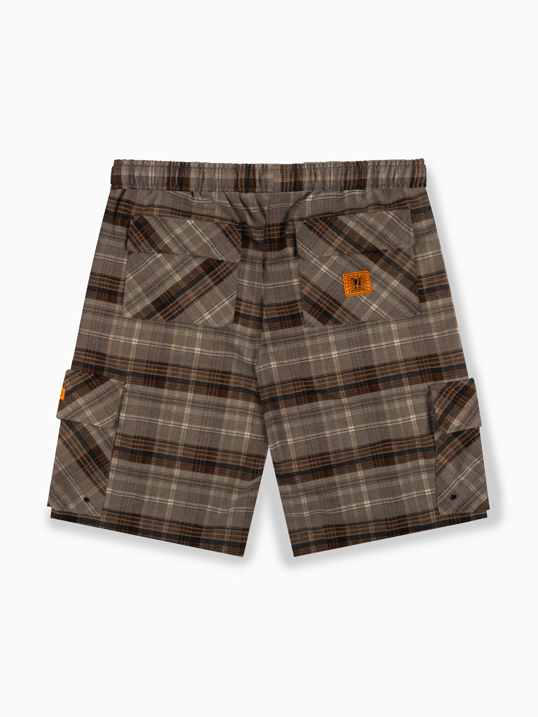Plaid Runner Cargo Shorts