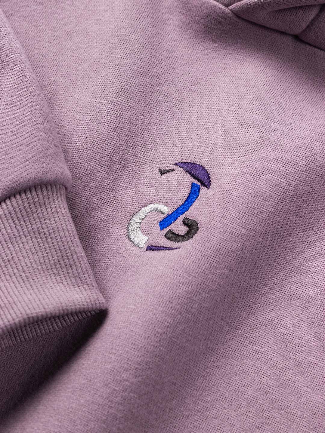 Scrap Logo Hood Fleece