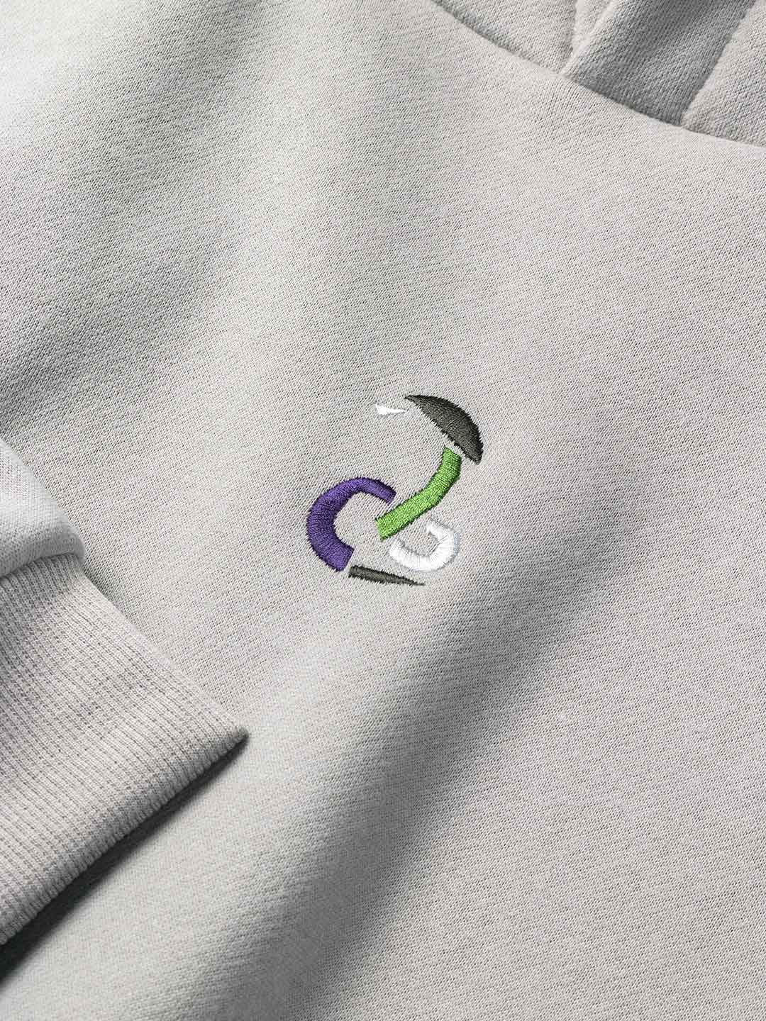 Scrap Logo Hood Fleece