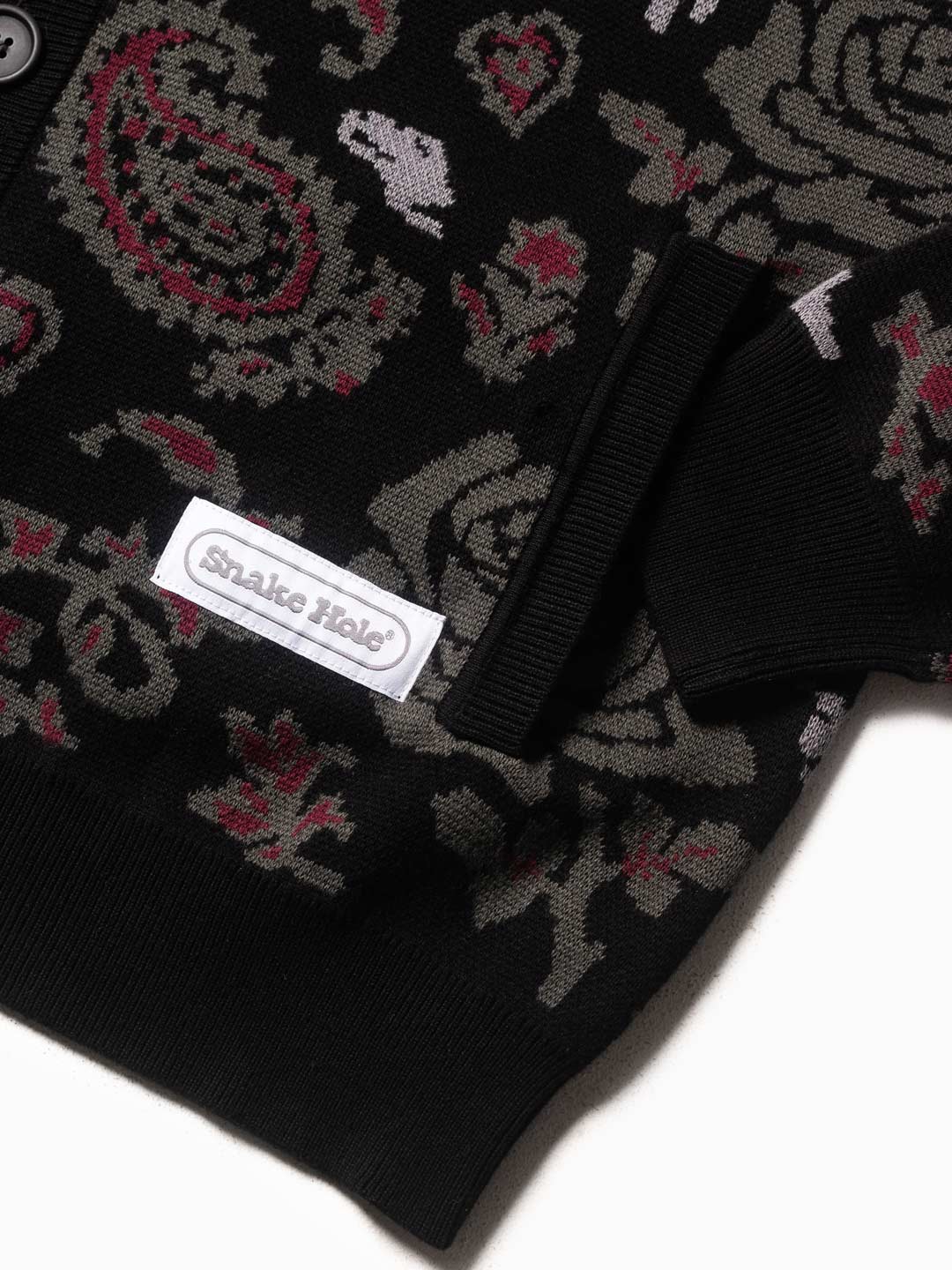 Paisley Knit Cardigan