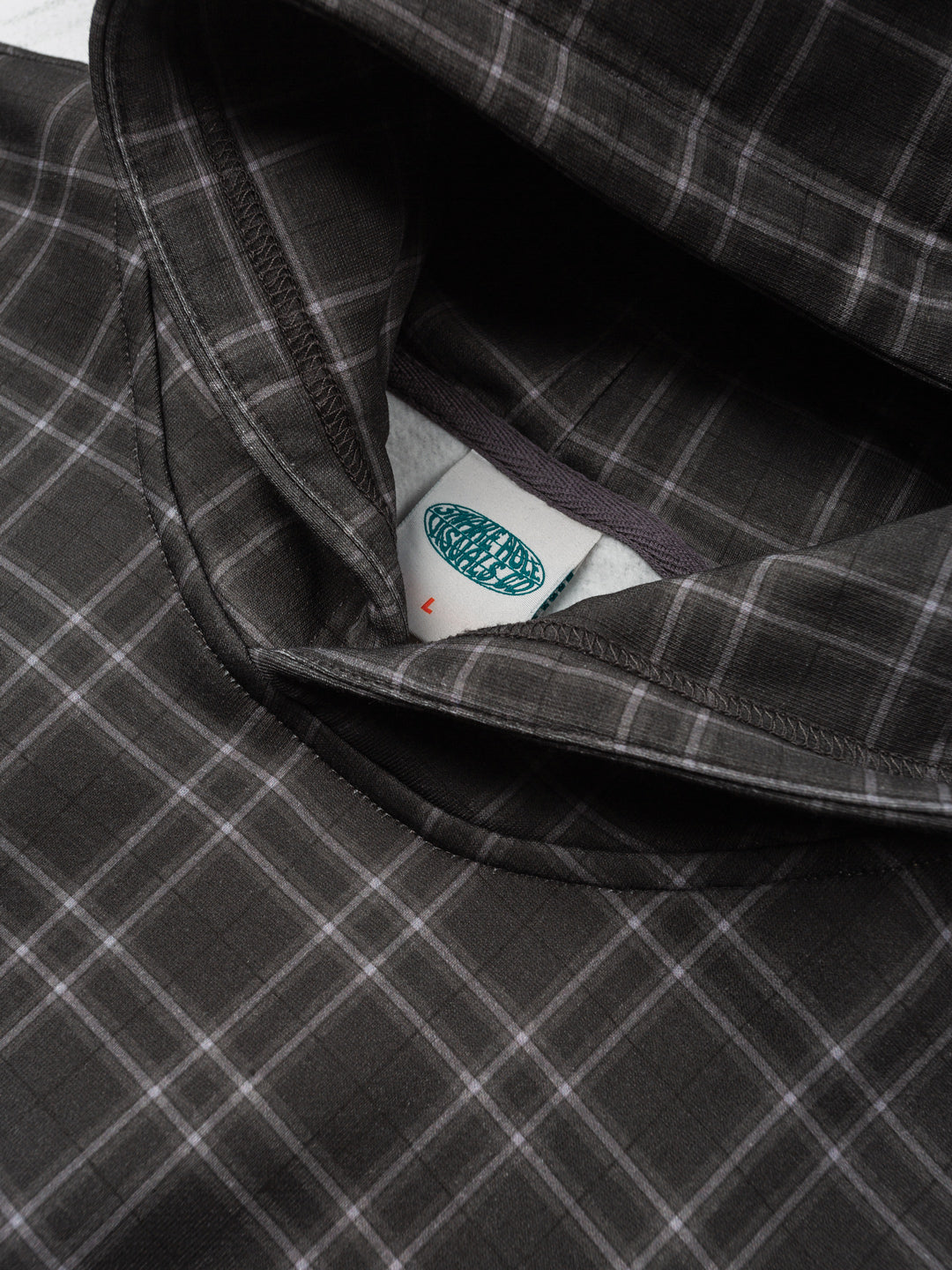 Checkered Hood Fleece