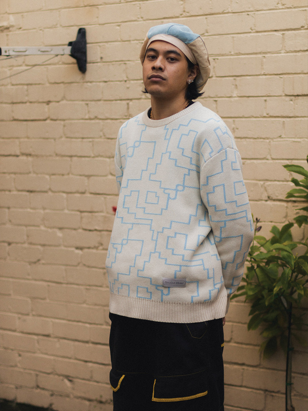 Mosaic Knit Sweater