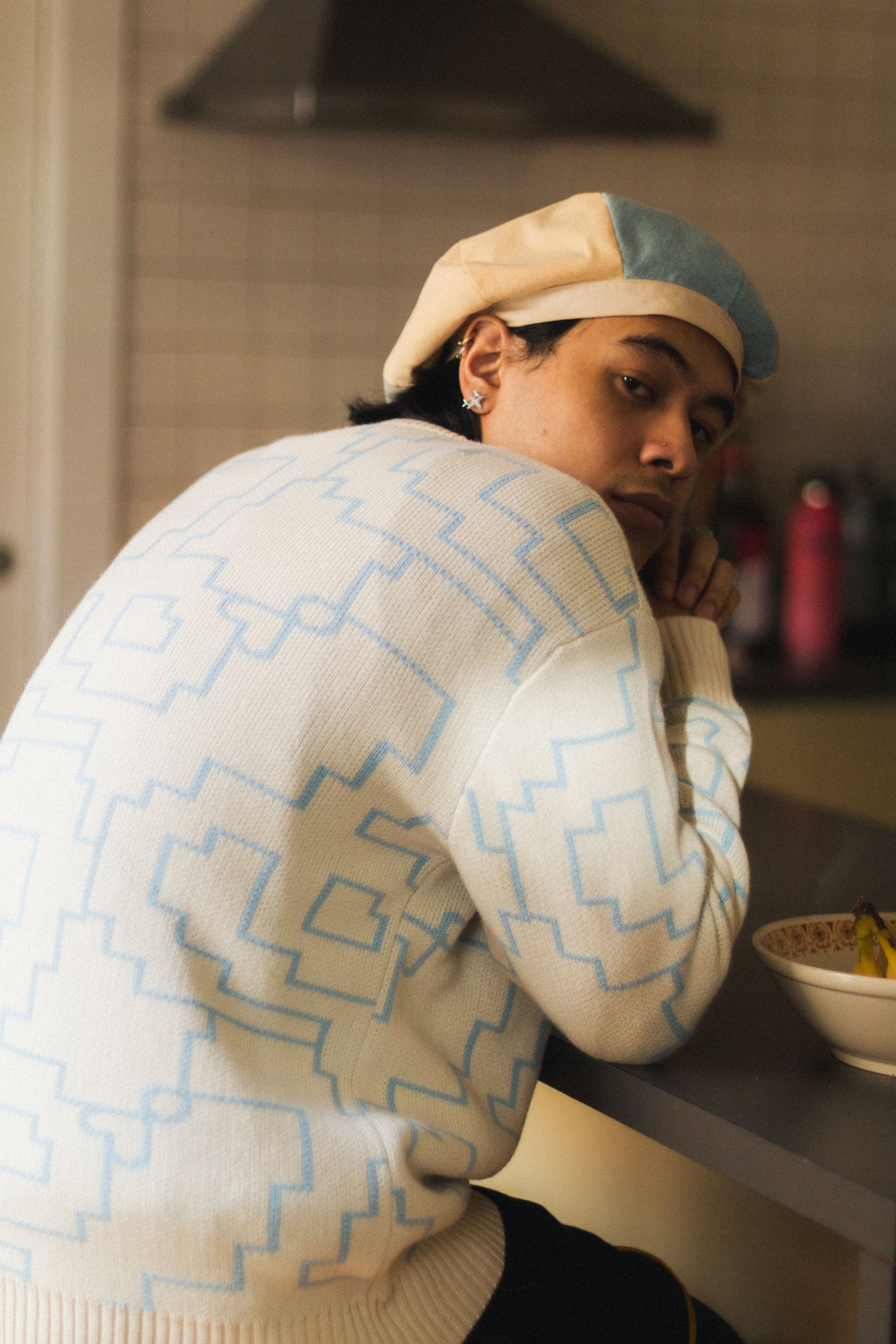 Mosaic Knit Sweater