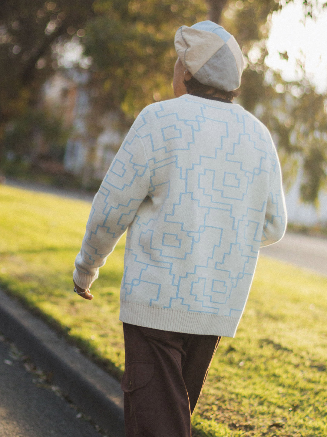 Mosaic Knit Sweater