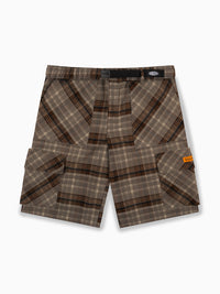 Plaid Runner Cargo Shorts