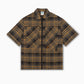 Plaid Runner Zip-Thru Shirt
