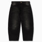 Cursive Washed Denim Jeans