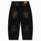 Cursive Washed Denim Jeans