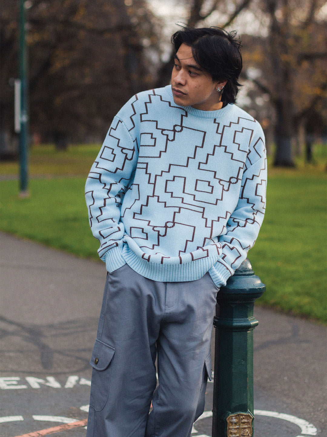 Mosaic Knit Sweater