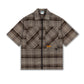 Plaid Runner Zip-Thru Shirt