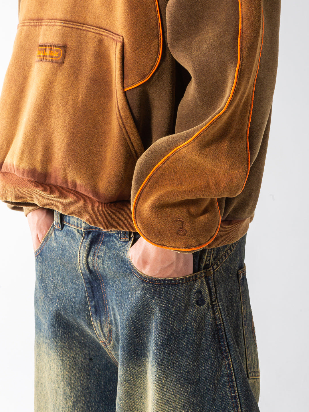 'Washed' Odyssey Hood Fleece