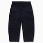 Gridline Pleated Corduroy Trousers