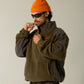 Trekker Polar Fleece Quarter Zip (Charcoal / Olive)