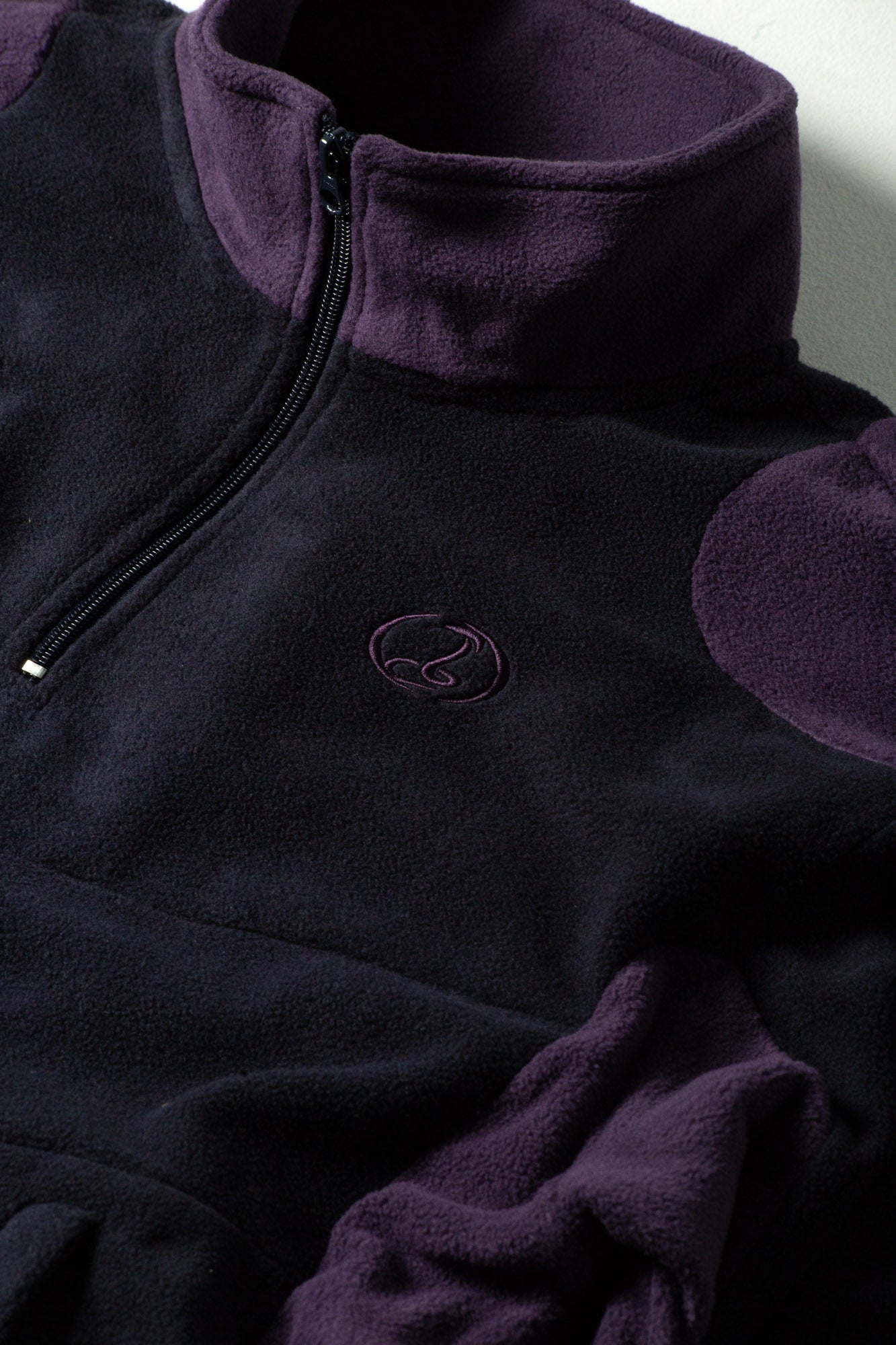 Trekker Polar Fleece Quarter Zip (Navy / Purple)