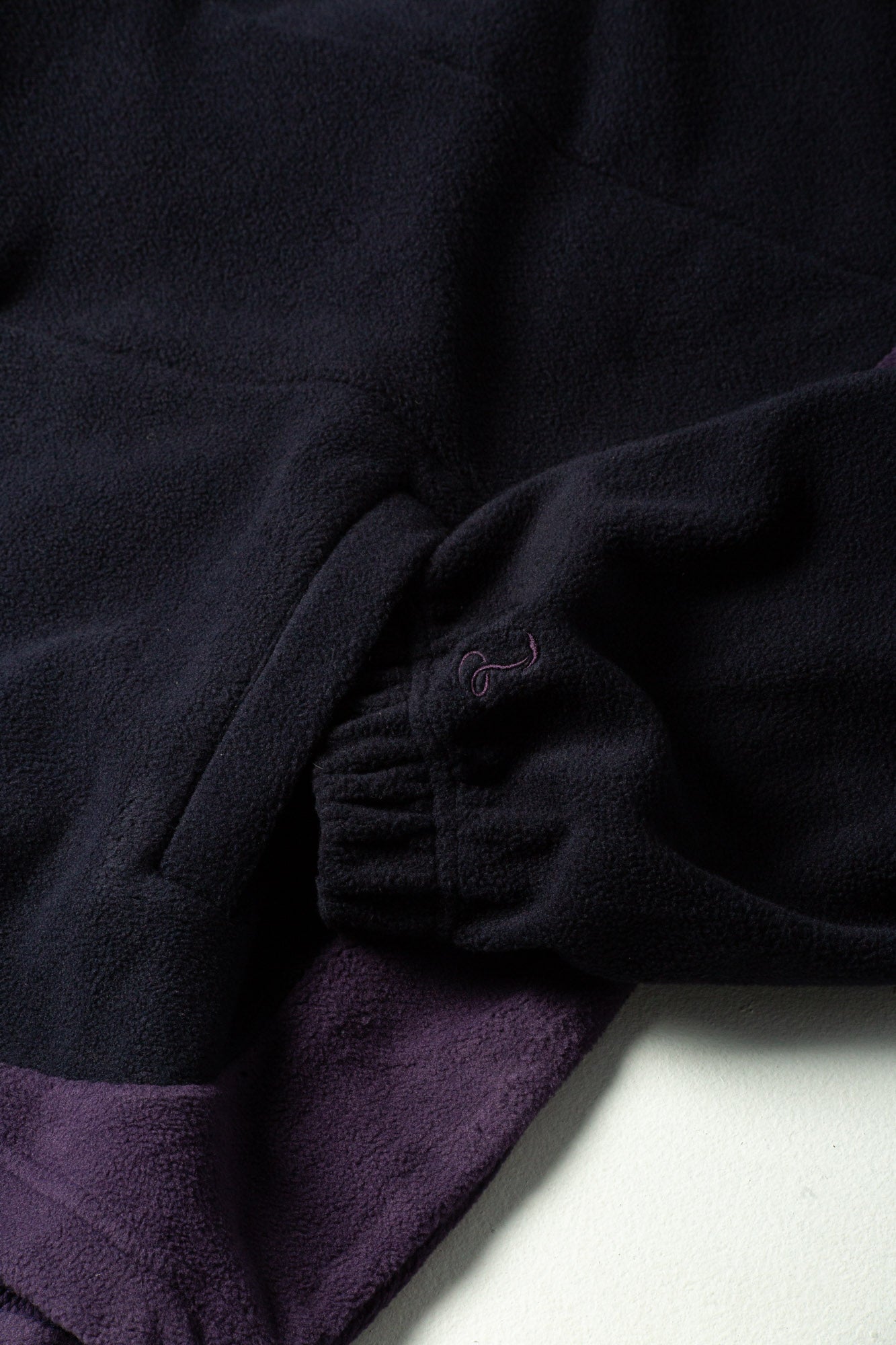 Trekker Polar Fleece Quarter Zip (Navy / Purple)