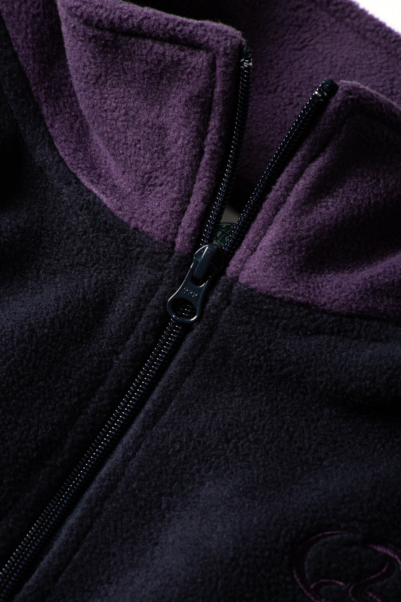 Trekker Polar Fleece Quarter Zip (Navy / Purple)