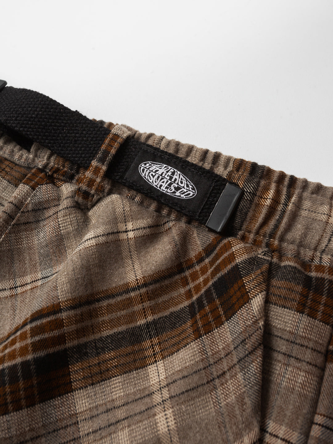 Plaid Runner Cargo Shorts