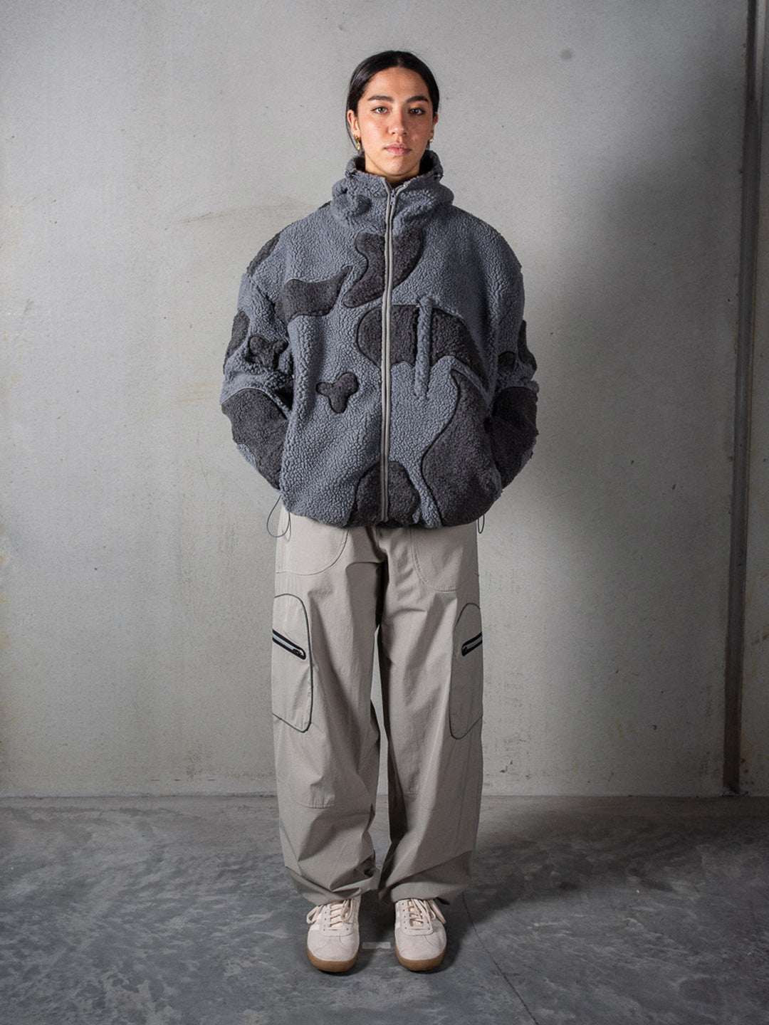 Oil Spill Sherpa Fleece