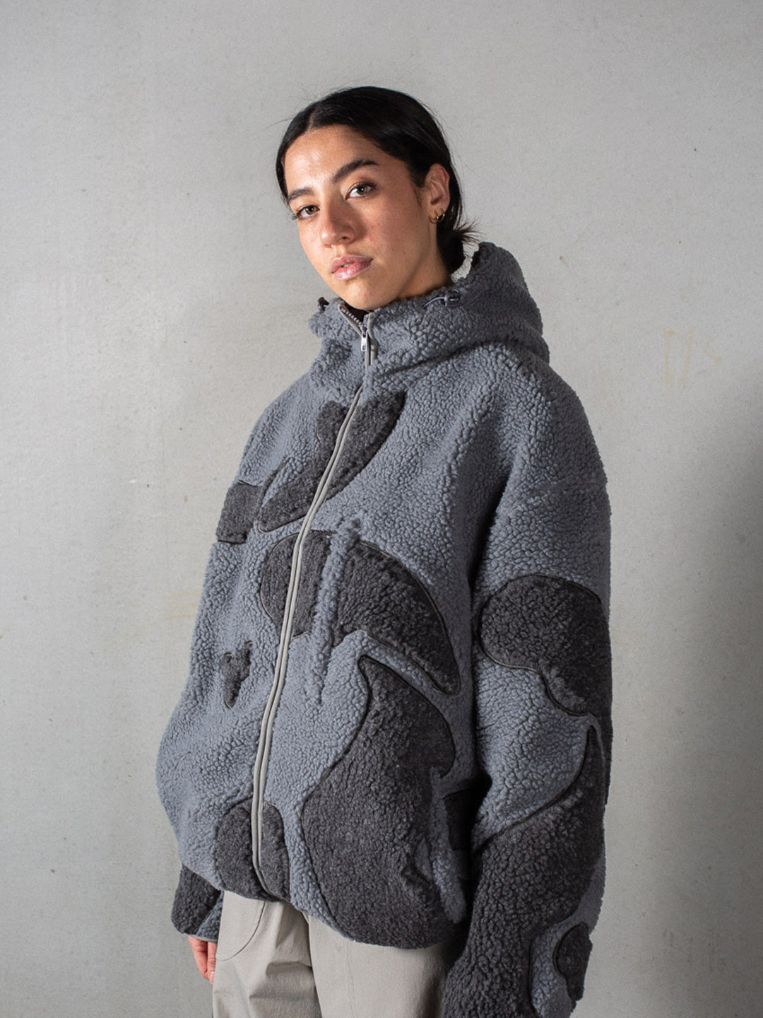 Oil Spill Sherpa Fleece