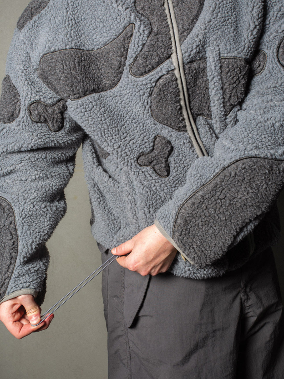 Oil Spill Sherpa Fleece