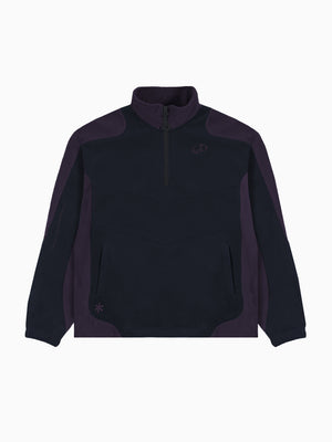 Trekker Polar Fleece Quarter Zip (Navy / Purple)
