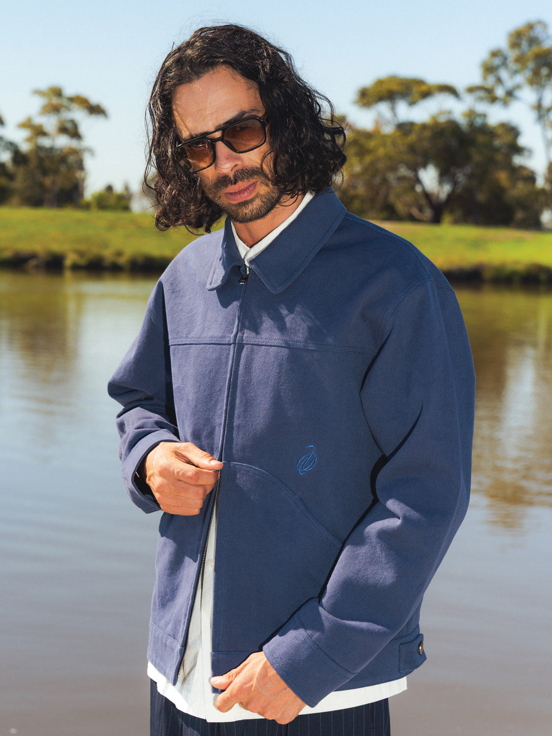 Cursive Workers Unlined Jacket