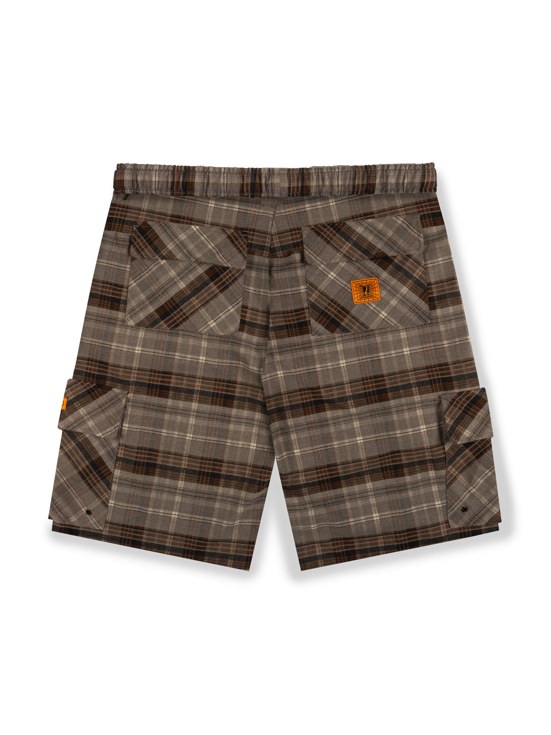 Plaid Runner Cargo Shorts