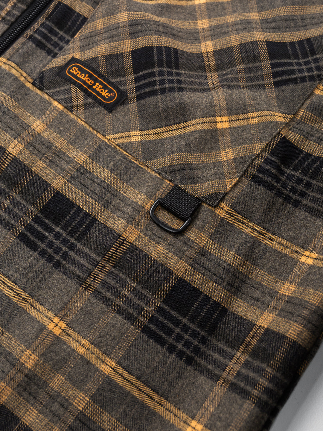 Plaid Runner Zip-Thru Shirt