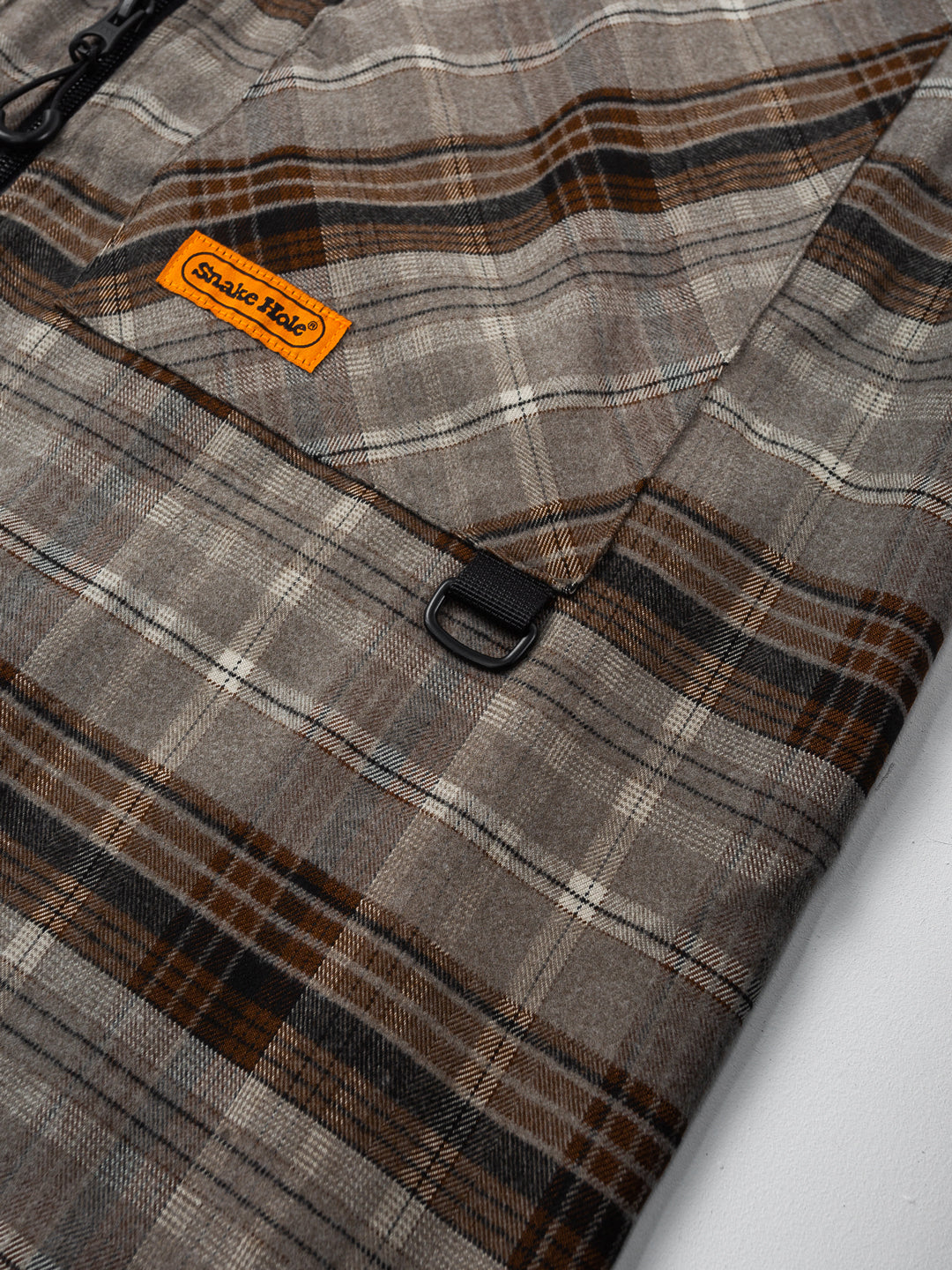 Plaid Runner Zip-Thru Shirt