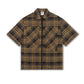 Plaid Runner Zip-Thru Shirt